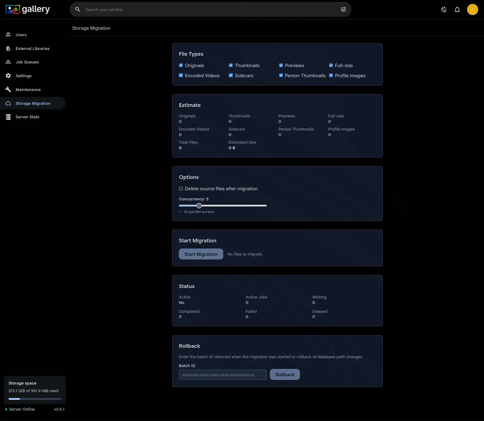 S3-kompatibler Speicher Screenshot