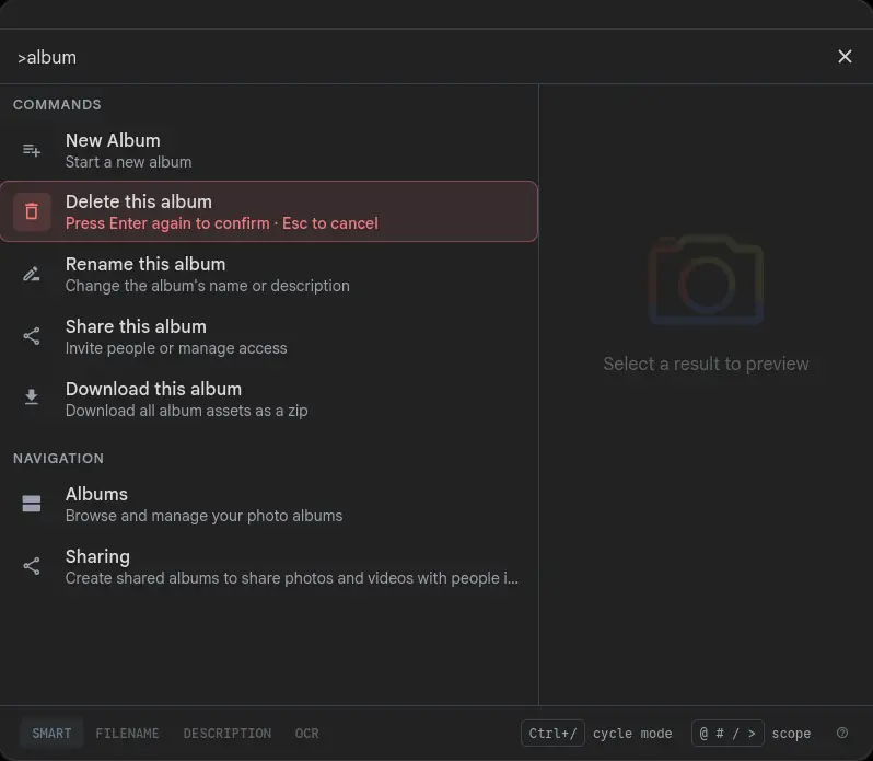 Seitenbefehle Screenshot