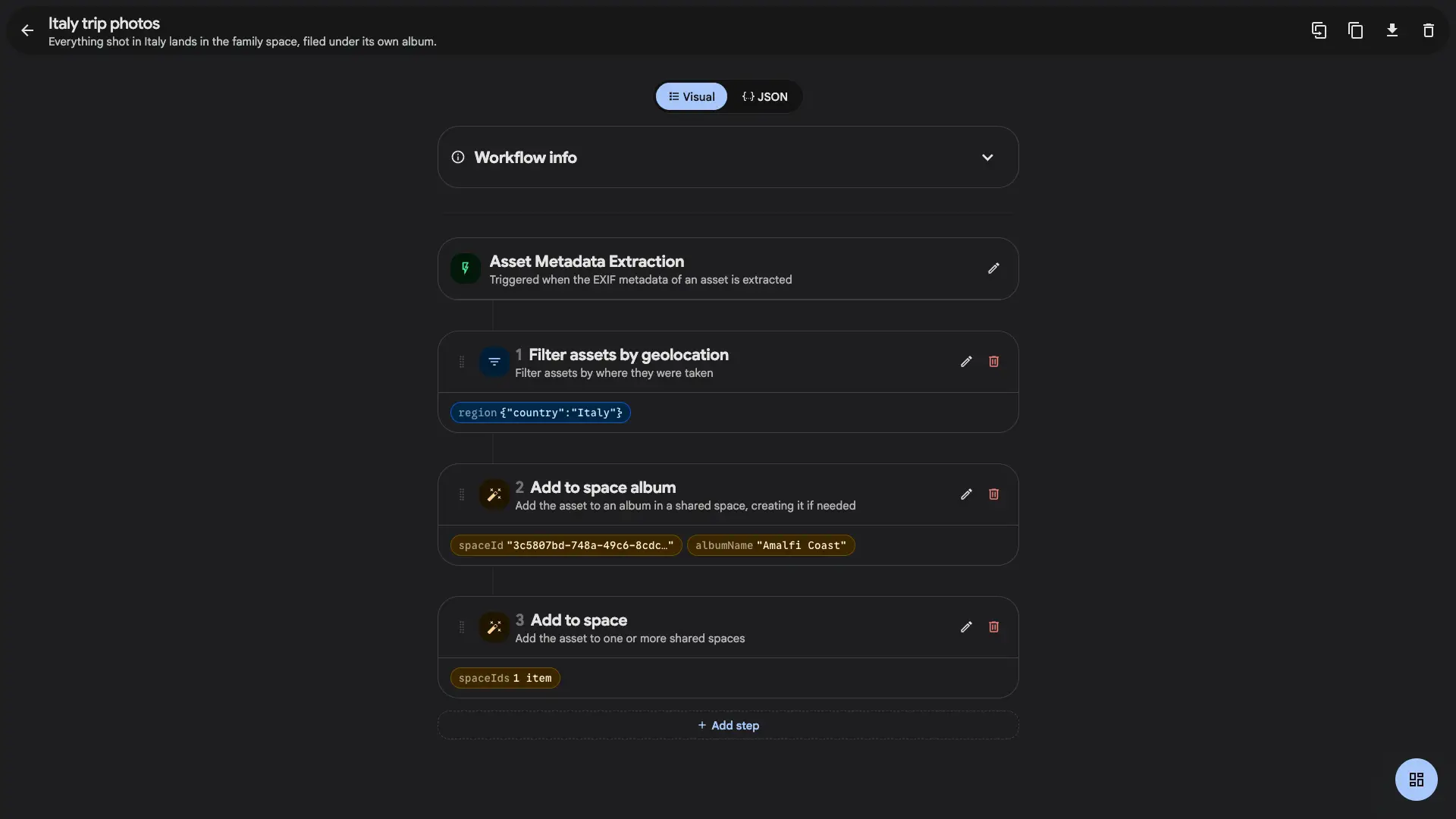 Workflows for Shared Spaces screenshot